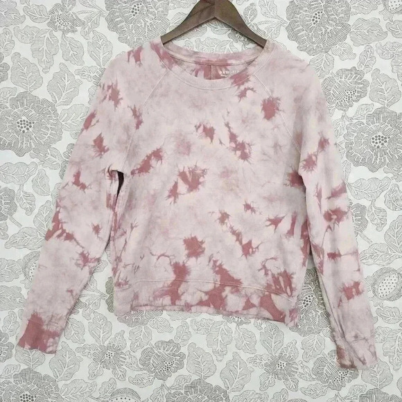 Athleta Balance Women's Sweatshirt XS Tie Dye Crewneck pullover - Picture 1 of 7